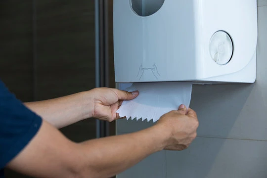 Dispenser toalha de papel para banheiro